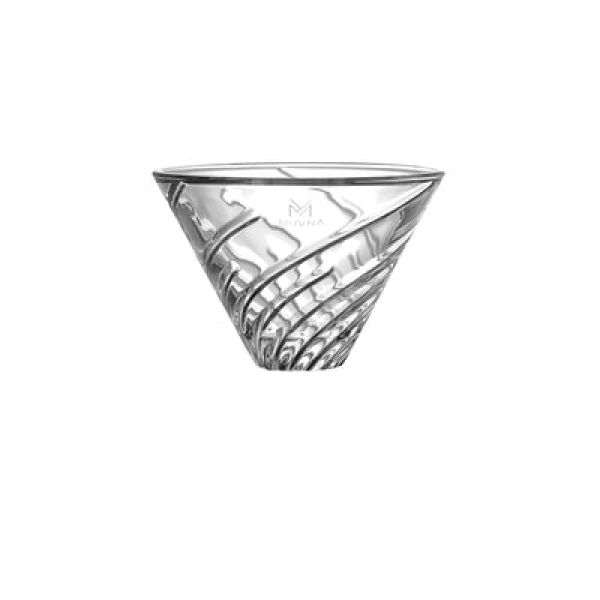 Muvna LI V60 coffee dripper - glass dripper 01 - transparent