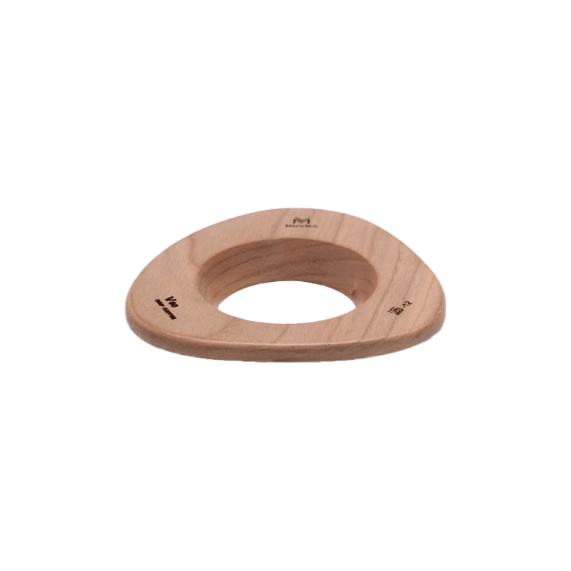 Muvna LI V60 wooden dripper stand - wooden base - cherry