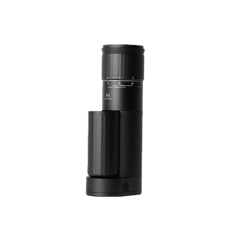 Muvna Electric Coffee Grinder - rechargeable electric grinder - black
