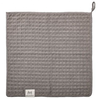Muvna Waffle Towel - barista towel - 30x30cm - gray