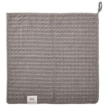 Muvna Waffle Towel - barista towel - 30x30cm - gray