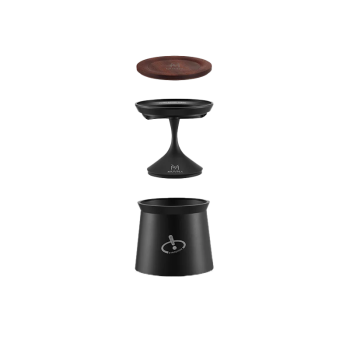 Muvna Gyro Coffee dosing cup with Ring - 58mm - black
