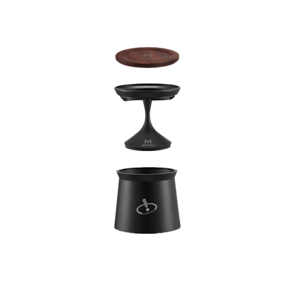 Muvna Gyro Coffee dosing cup with Ring - 58mm - black