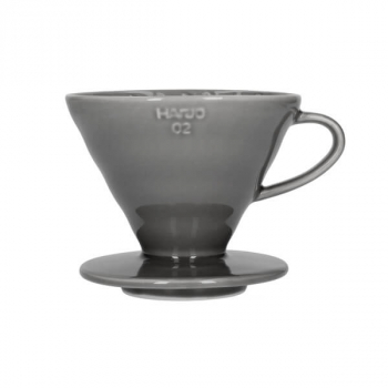 Hario Colour Edition V60-02 Dripper - ceramic gray + 40 filters