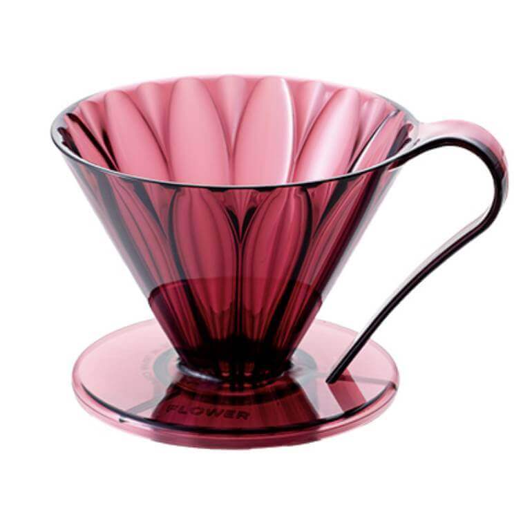 Cafec Tritan Flower Dripper - 2-4 cups - pink