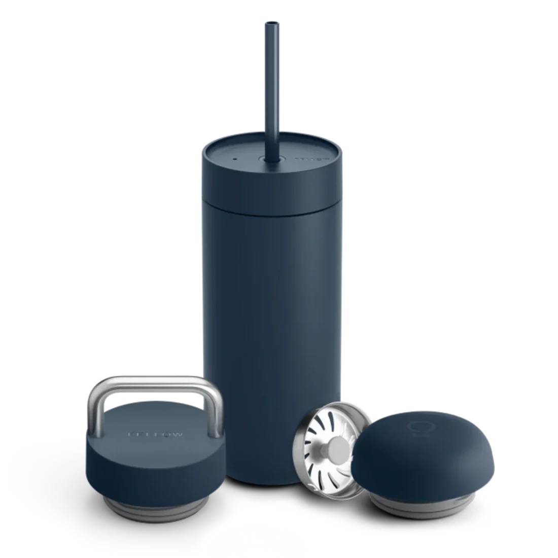 Fellow Carter Move Mug 473ml + set of 3 lids (3 in 1) - Stone Blue