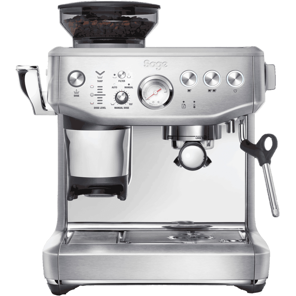SAGE SES876BSS - THE BARISTA EXPRESS™ Impress Espresso Machine - Silver - USED