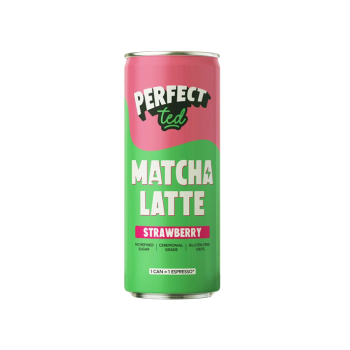 PerfectTed Healthy Energy Matcha drink - strawberry - 250ml