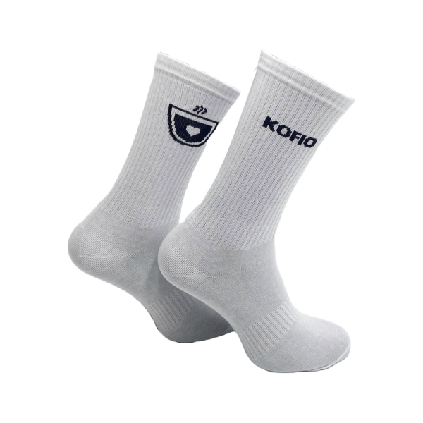Kofio High Solid Crew Socks - high socks (36-41) - white
