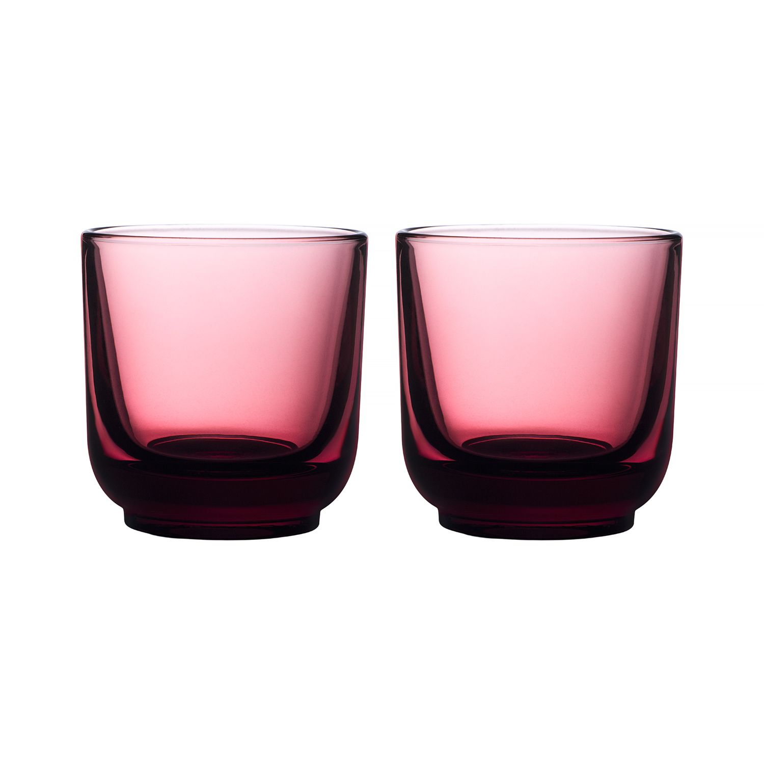 Fellow Pirch Cappuccino set of 2 glasses - 190 ml - Garnet