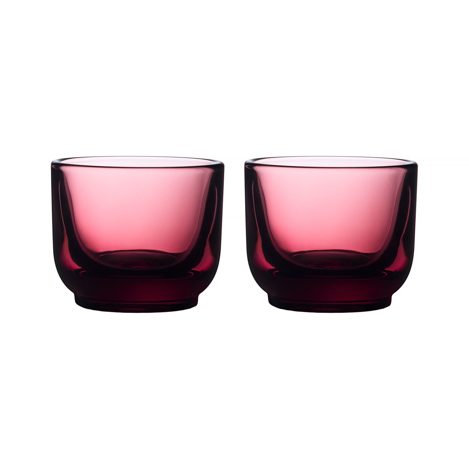 Fellow Pirch Espresso set of 2 glasses - 100 ml - Garnet
