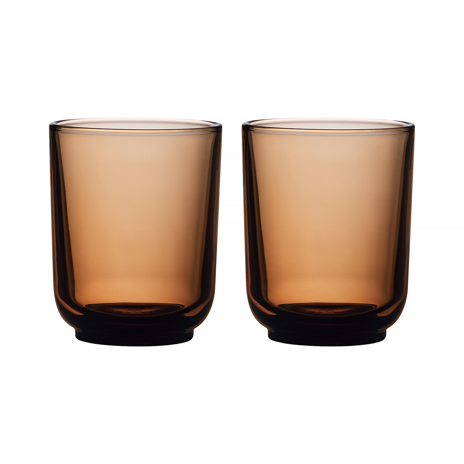 Fellow Pirch Latte set of 2 glasses - 325 ml - Amber