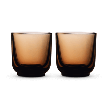 Fellow Pirch Cappuccino set of 2 glasses - 190 ml - Amber