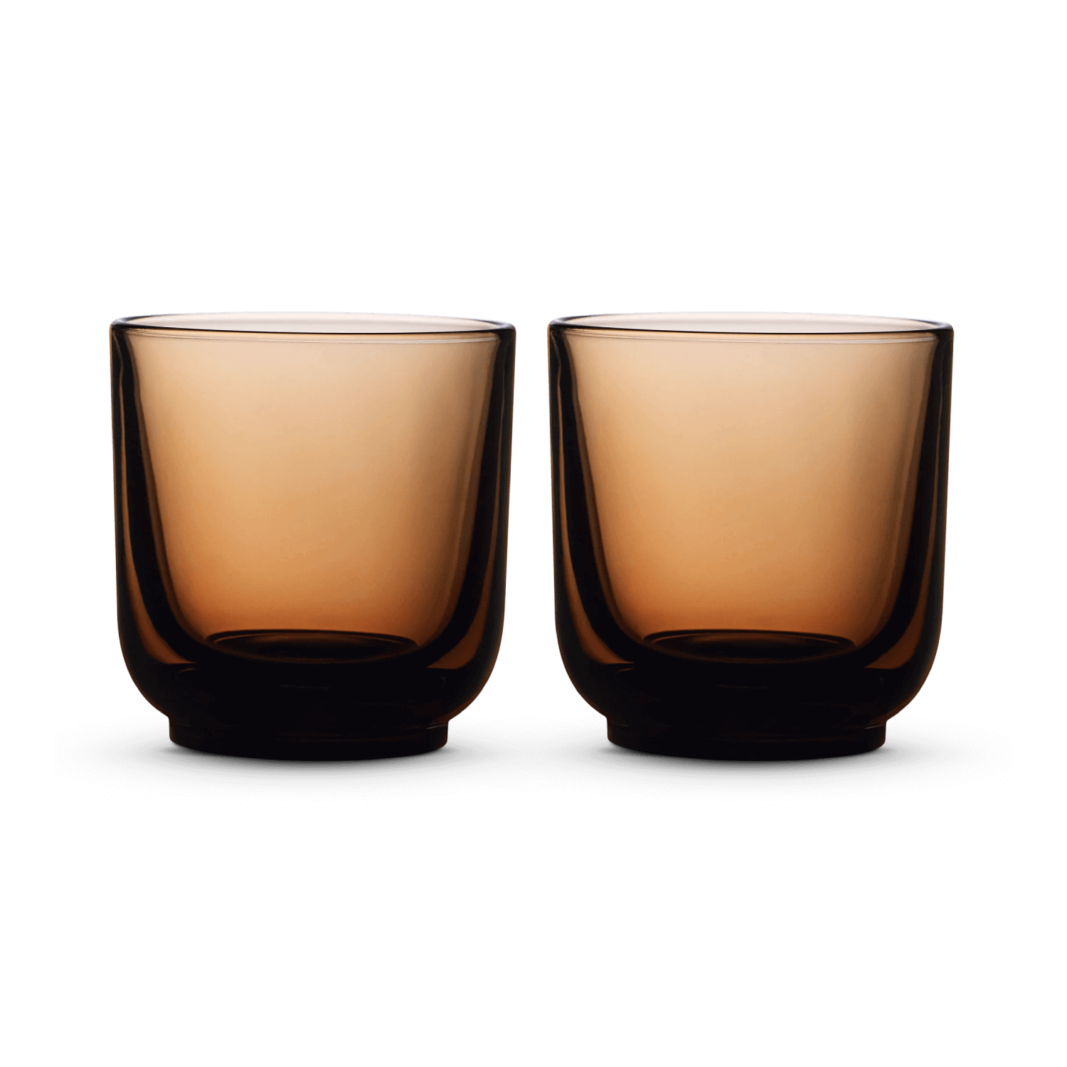 Fellow Pirch Cappuccino set of 2 glasses - 190 ml - Amber