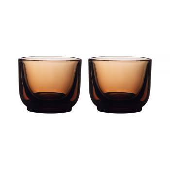 Fellow Pirch Espresso Set of 2 Glasses - 100 ml - Amber
