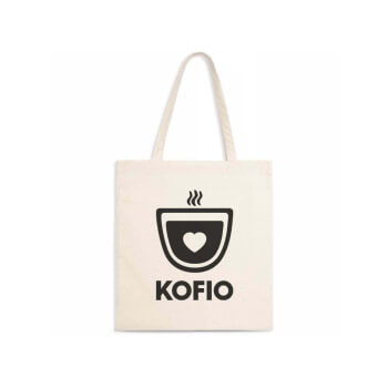 Kofio Canvas Tote Bag - Cotton bag - natural