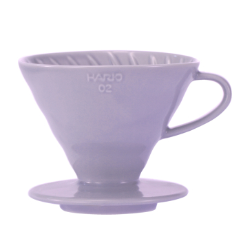 Hario Colour Edition V60-02 dripper - light purple ceramic + 40 filters