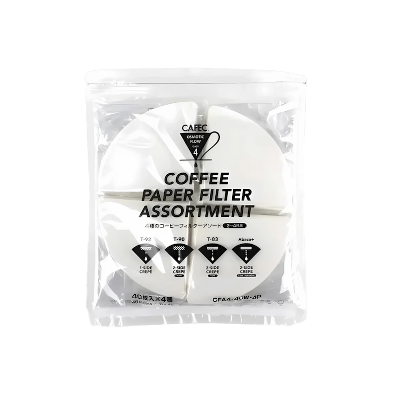 Cafec A4P Paper filters size 4 – 4x40 pcs