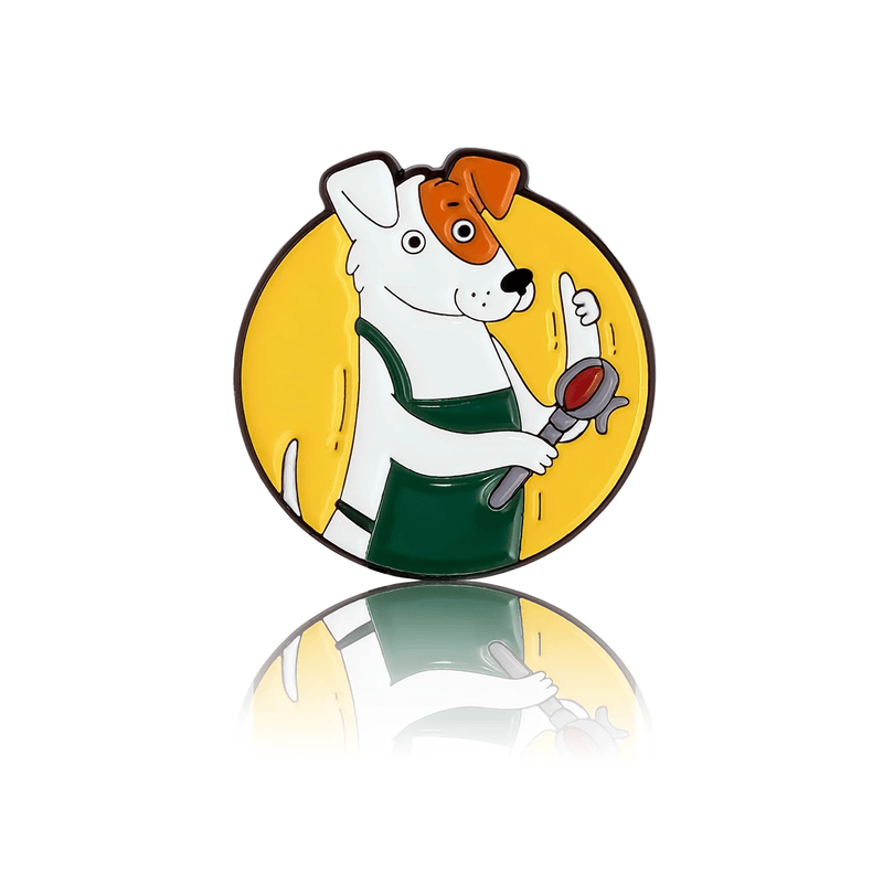 Pinbox - Forest Barista - Metal Brooch