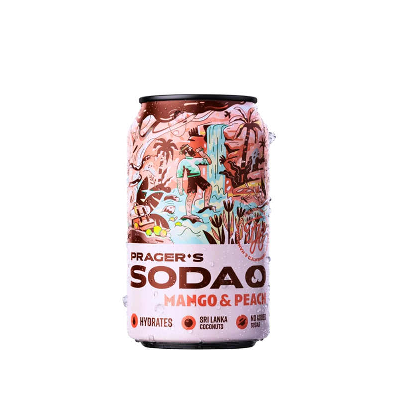 Prager's Soda - Mango & Peach - 330ml