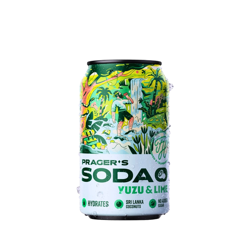 Prager's Soda - Yuzu & Lime - 330ml