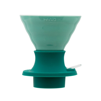Hario Ceramic Immersion Switch V60-02 - turquoise dripper with filters - LIKE NEW
