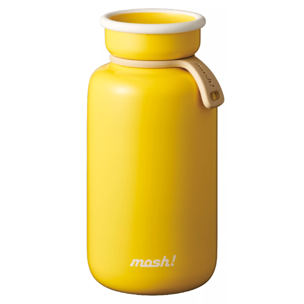 Mosh! Latte Tumbler - double-walled thermos - 450 ml - yellow