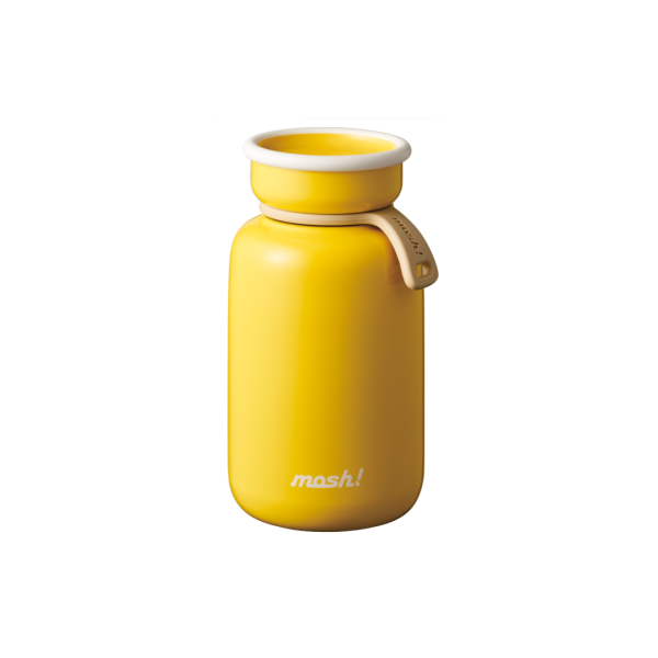 Mosh! Latte Tumbler - double-walled thermos - 330 ml - yellow