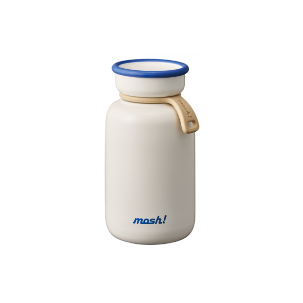 Mosh! Latte Tumbler - double-walled thermos - 330 ml - white