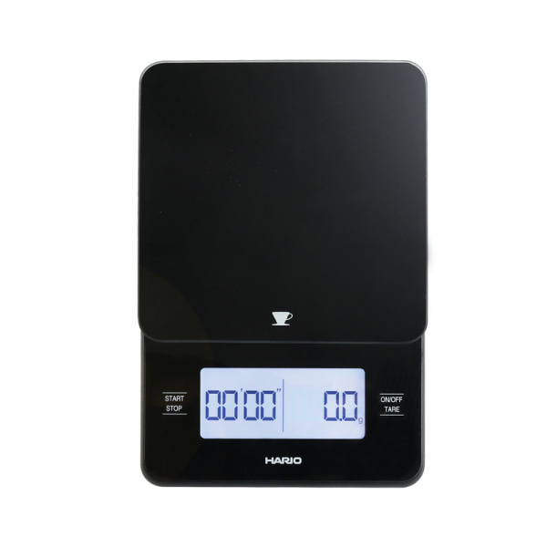 Hario Barista Glass Scale (VSTGB-2000-B) - Digital Scale - Black