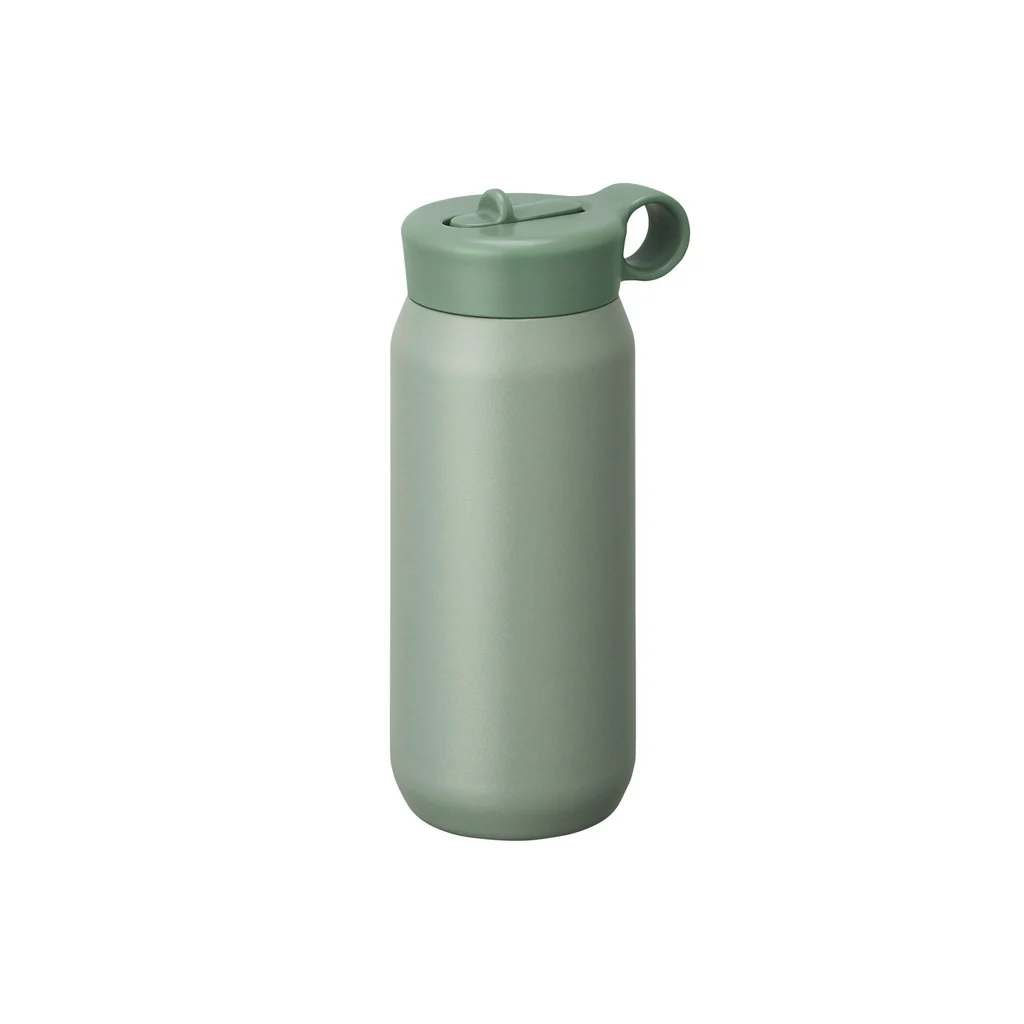 Kinto Play Tumbler - children's thermos flask - 480 ml - ash green