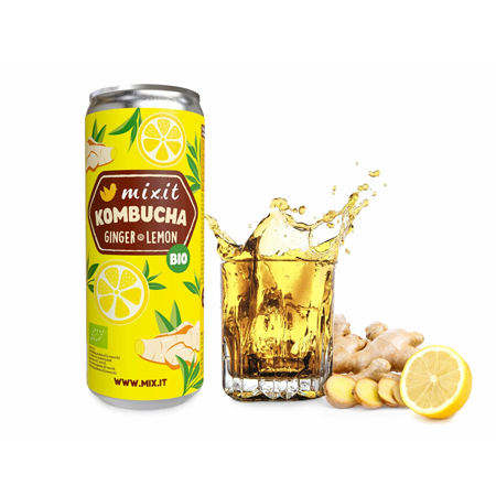 Mixit Organic Kombucha - Ginger & Lemon