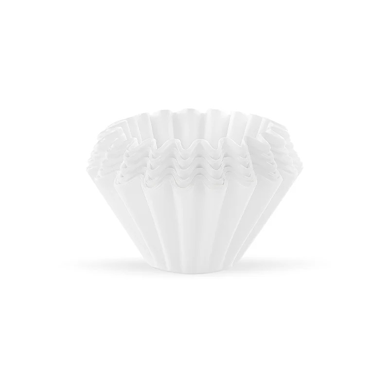 MHW-3BOMBER Cake-shaped Filter Paper 155 - flat-bottomed paper filters - 50 pcs