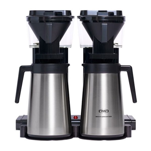 Moccamaster KBGT 20 Technivorm 2x1.25L - Double Drip Coffee Maker with Thermoses