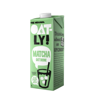 Oatly Oat Matcha - an oat-based drink with matcha flavor