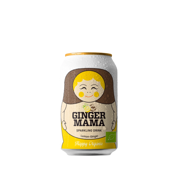 Drink Mamas - Ginger Mama - Organic Lemon and Ginger - 330 ml