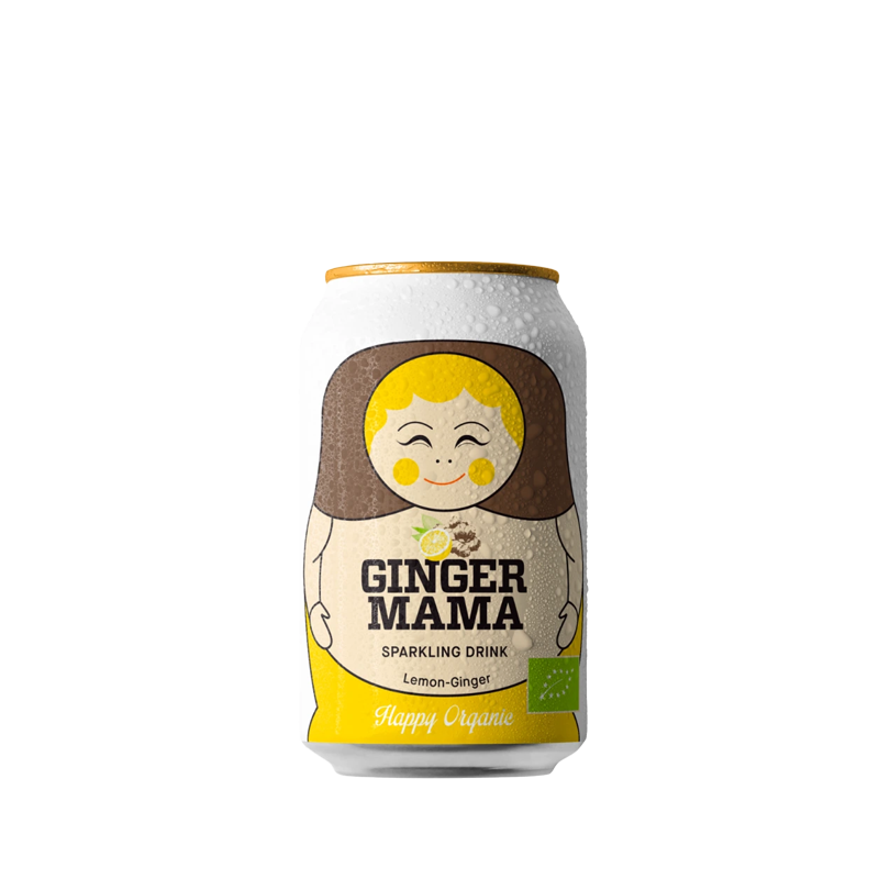 Drink Mamas - Ginger Mama - Organic Lemon and Ginger - 330 ml