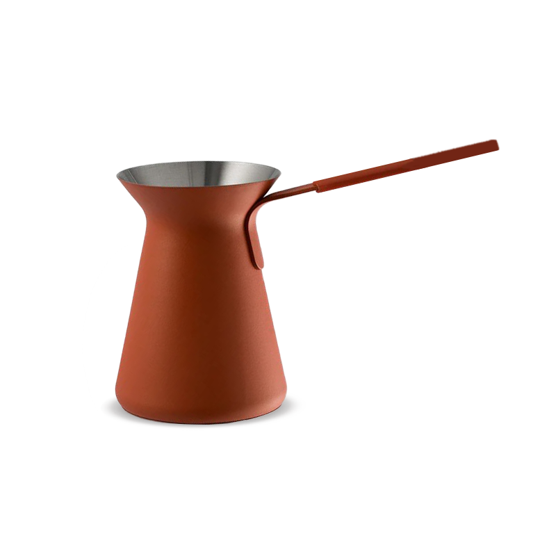 Goat Story Otto - modern turkish coffee pot - brick (used)