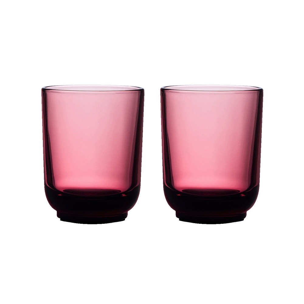 Fellow Pirch Latte Set of 2 Glasses - 325 ml - Garnet