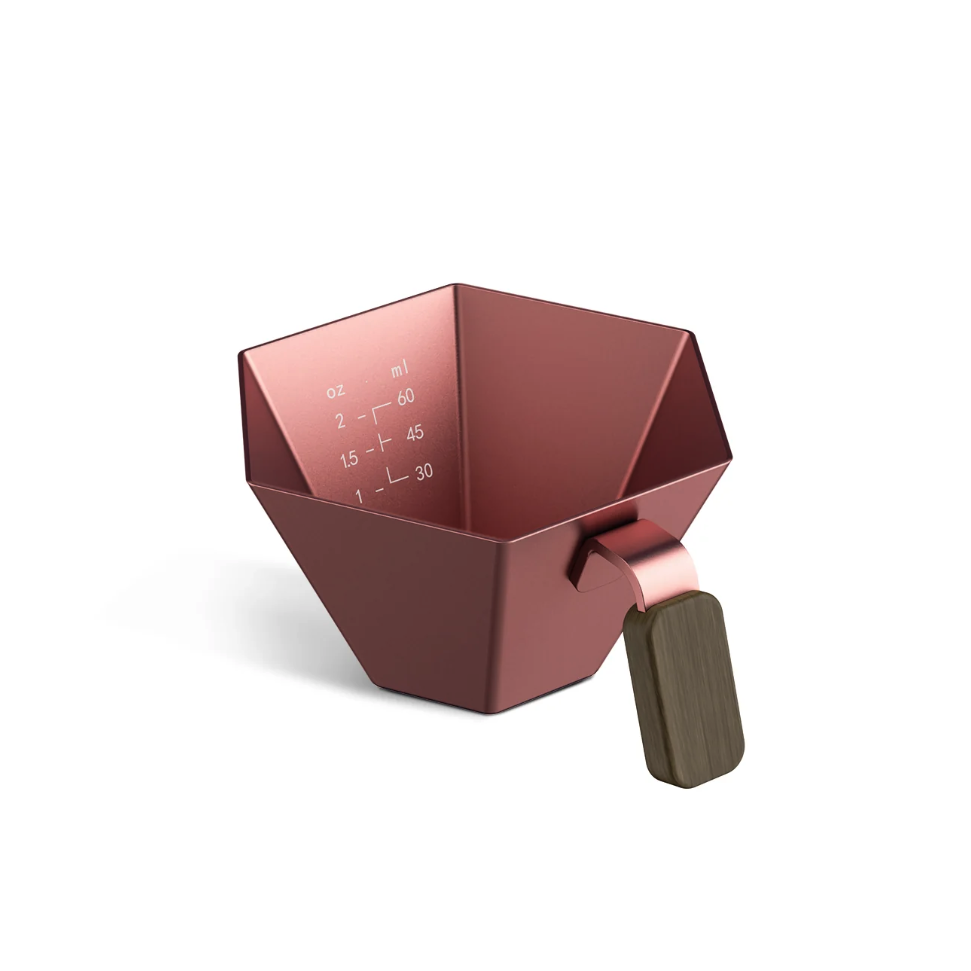 MHW-3BOMBER Prism Measuring Cup - coffee measuring cup - 100ml - pink (used)