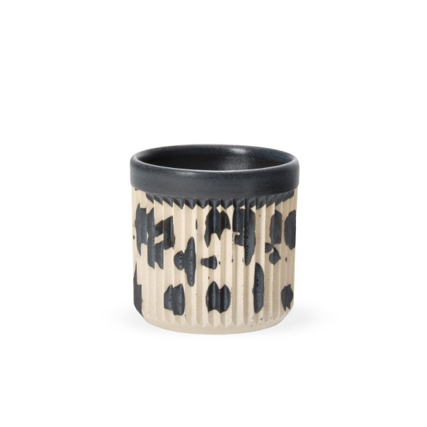 Fóbe RÓG Espresso Mug - Black Dots - 80 ml