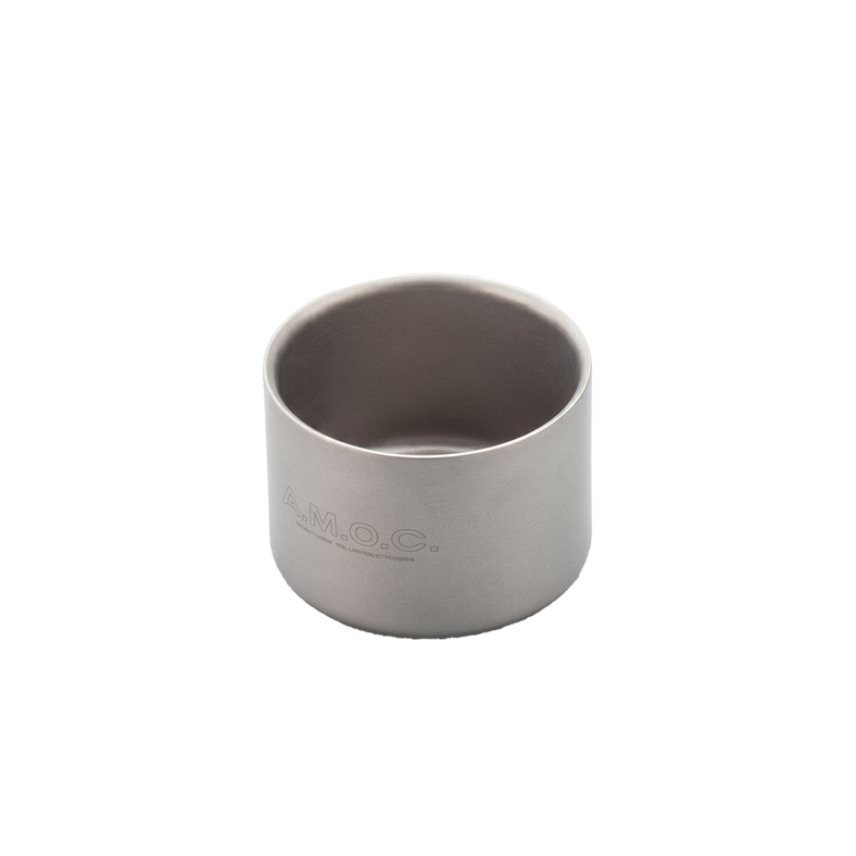 A.M.O.C. Titanium Insulated Espresso Cup - 100 ml - Mug Without a Handle
