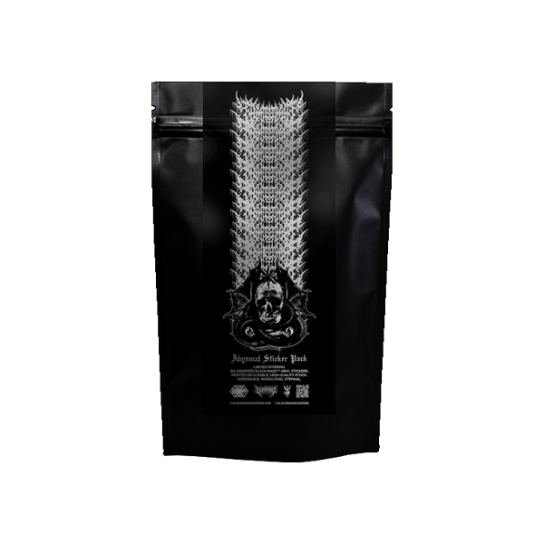 Black Mass Roasters - ABYSMAL STICKER PACK - sticker set