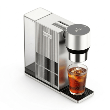 Brezi Cold Brew Coffee Maker - Automatic Cold Brew Coffee Maker - Silver