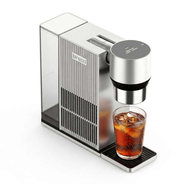 Brezi Cold Brew Coffee Maker - Automatic Cold Brew Coffee Maker - Silver