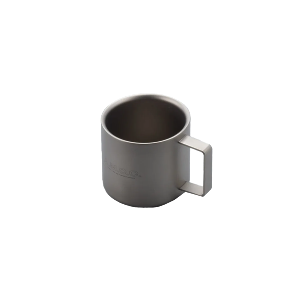 A.M.O.C. Titanium Insulated Cup - 220 ml - cup with Handle