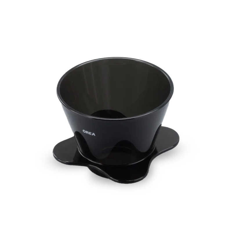 OREA O2 Brewer - Darth Black  - compact unibody flat-bottom brewer