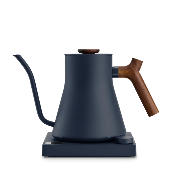 Fellow Stagg EKG PRO 0.9 L - Stone Blue Electric Kettle with Wooden Handle