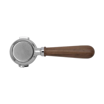 Lelit Wood Line Bottomless Portafilter - 58 mm - Walnut