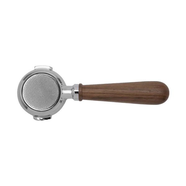 Lelit Wood Line Bottomless Portafilter - 58 mm - Walnut